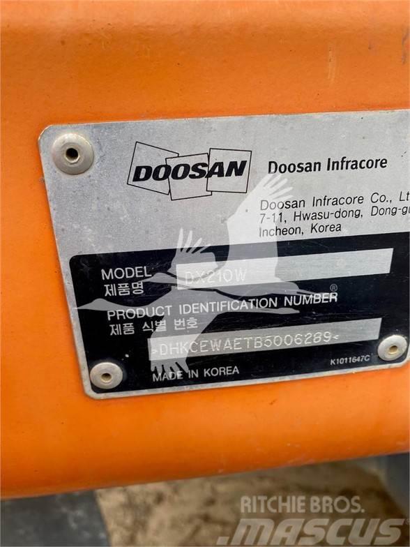 Doosan DX210W Kolová rýpadla