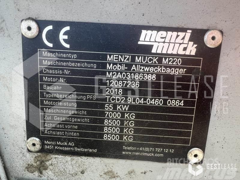 Menzi Muck M220 Speciální bagry
