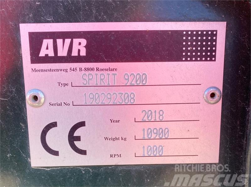AVR SPIRIT 9200 Bramborové kombajny / sklízeče