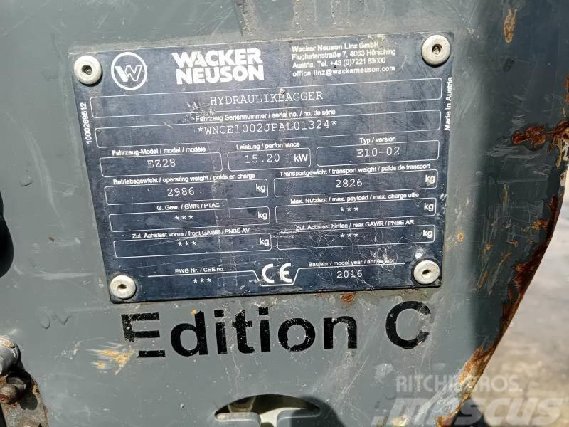 Wacker Neuson EZ28 Mini rýpadla < 7t