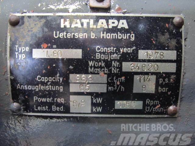 Hatlapa luftkompressor Type L80 Kompresory