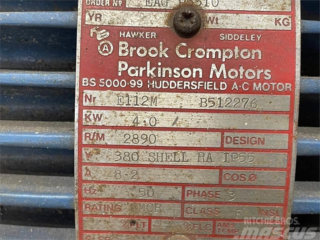  Højtryksvandpumpe Worthington Simpson Ltd Type 40  Vodní čerpadla