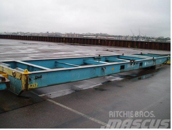 Mafi trailer - 40 ft./60 ton - 1 stk Podvalníkové návěsy