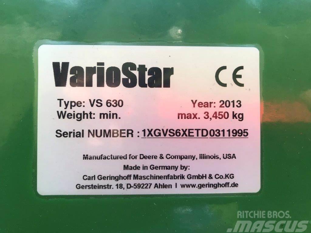 John Deere VarioStar 630 Kombajnové hlavice