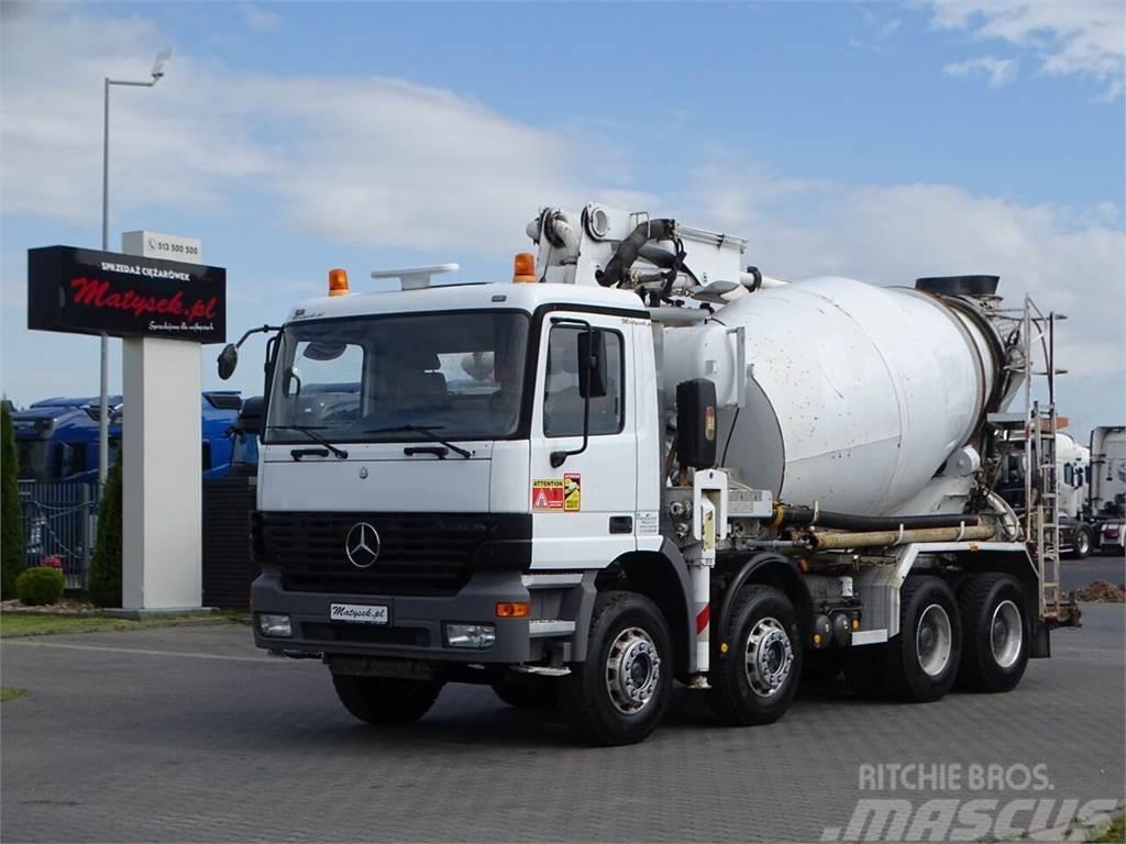 Mercedes-Benz ACTROS 3235 / CEMENTMIXER / LIEBHERR + PUMP PUTZME Domíchávače betonu