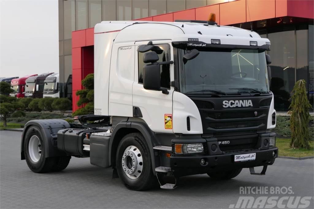 Scania P 450 / RETARDER / HYDRAULIKA / NISKA KABINA / WAG Tahače