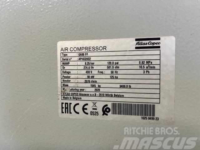 Atlas Copco GA90FF Kompresory