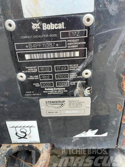 Bobcat E17Z Mini rýpadla < 7t