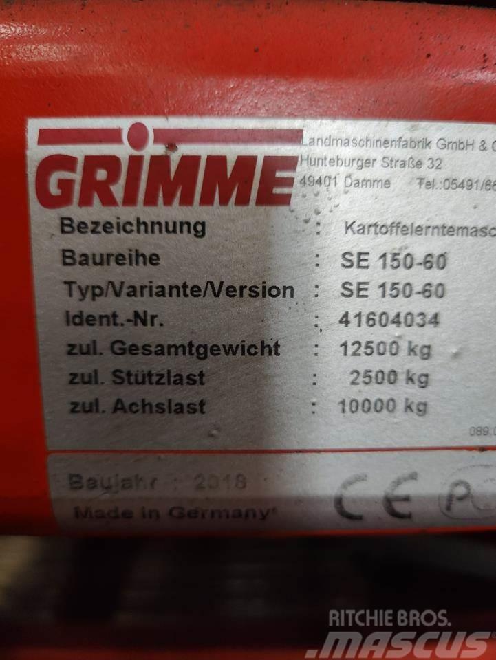 Grimme SE150-60UB-XXL Bramborové kombajny / sklízeče