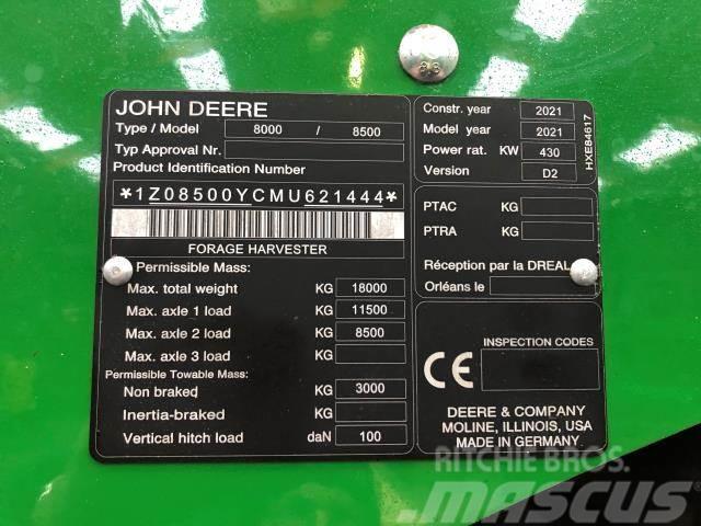 John Deere 8500 Sklízecí řezačka
