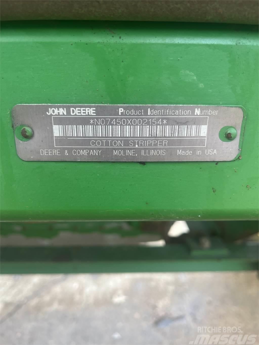 John Deere 7450 Další vyorávače, příslušenství