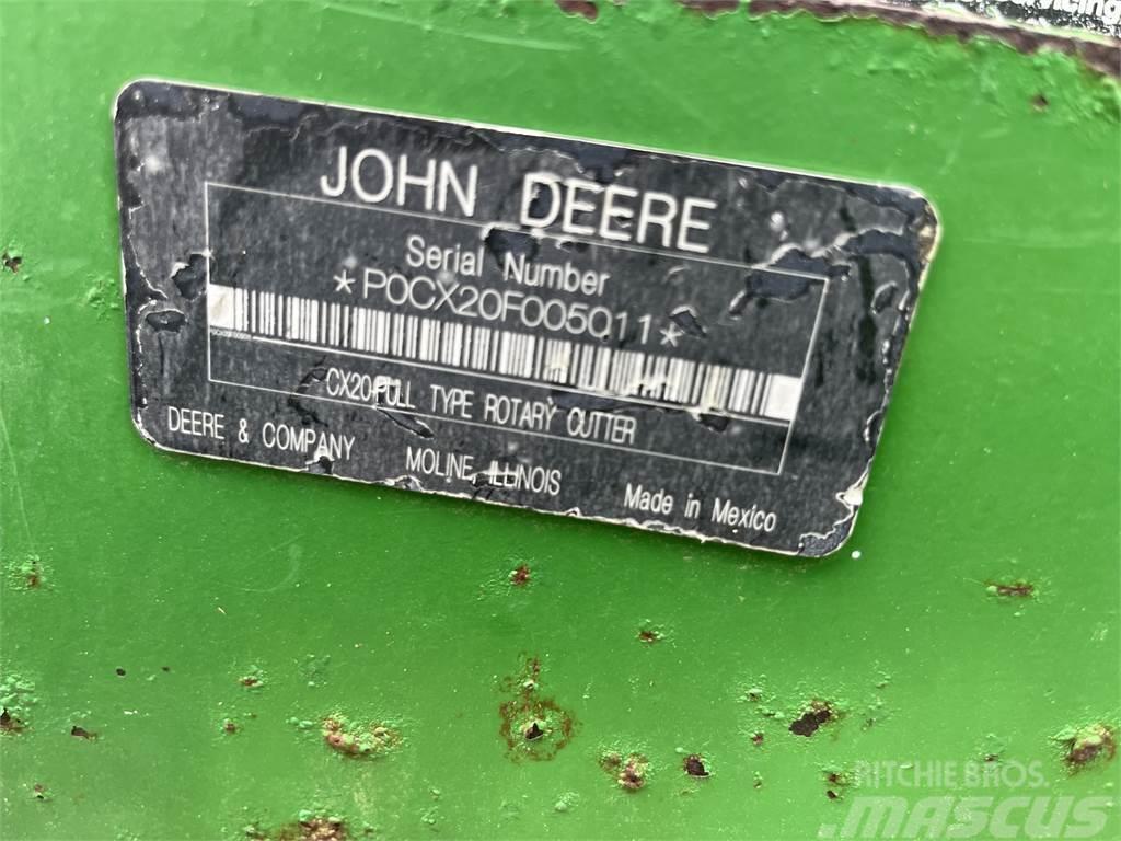 John Deere CX20 Drtiče a řezače balíků
