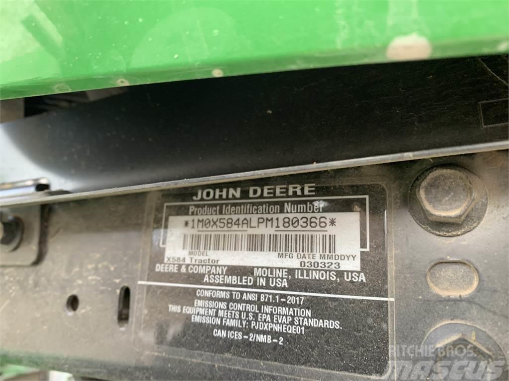 John Deere X584 Kompaktní traktory