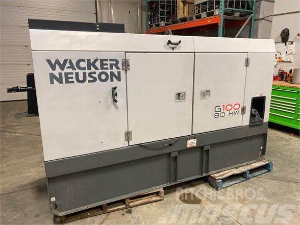 Wacker Neuson G100 80kW Skid Mount Generator Ostatní generátory
