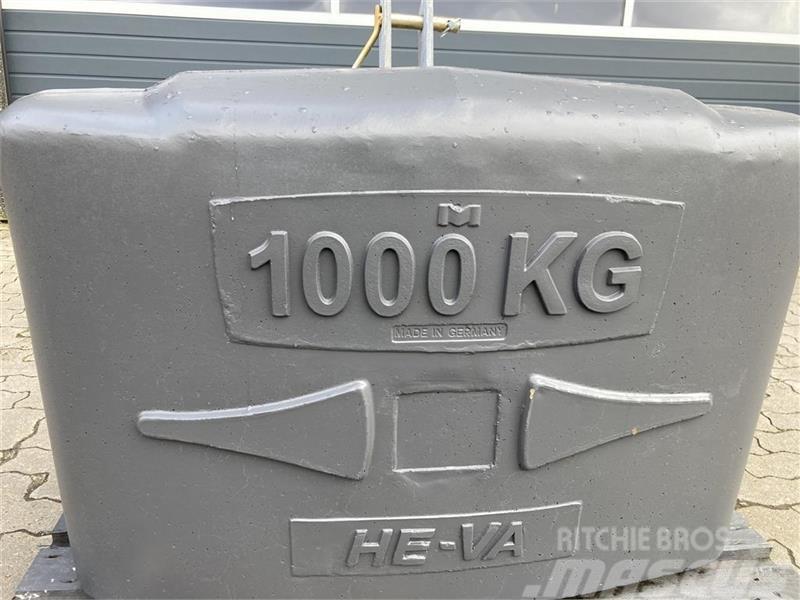 He-Va 800 kg og 1000 kg Příslušenství předního nakladače