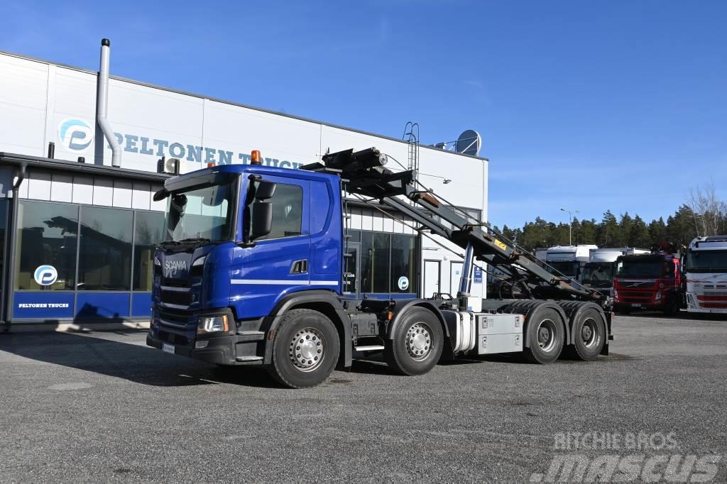 Scania G500 8x4 Euro6 Vaijeri Lanový nosič kontejnerů