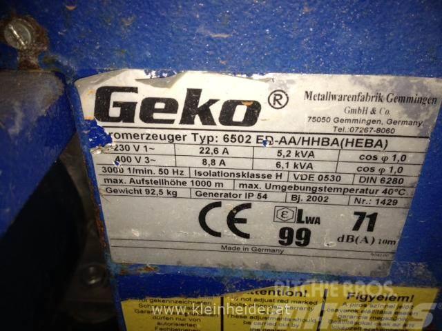  Geko Aggregat 6502 5 kVA Naftové generátory