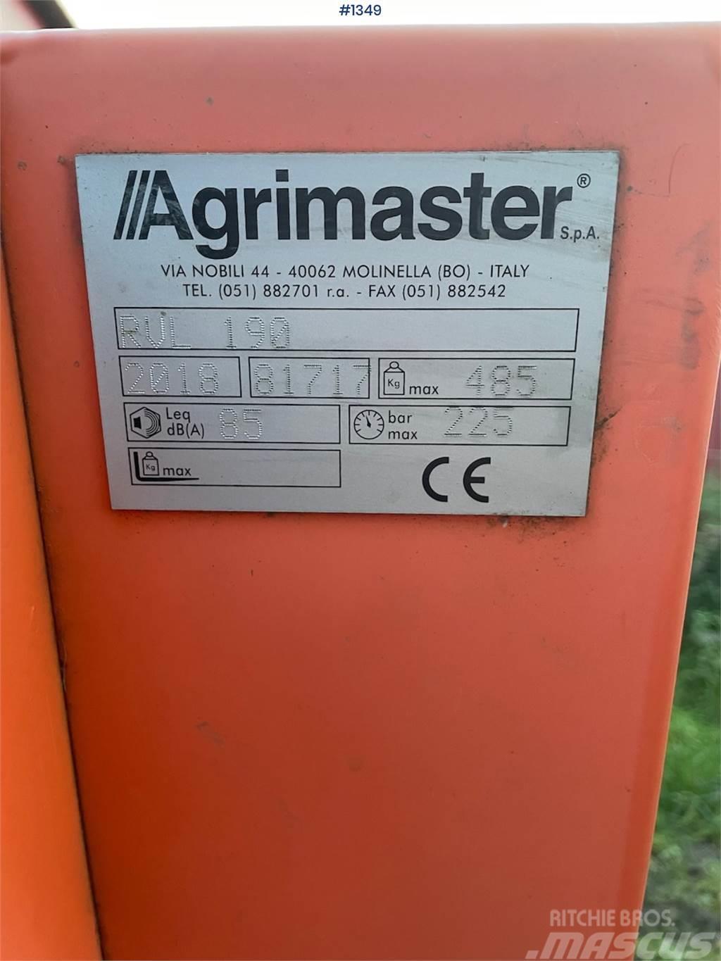 Agrimaster RVL 190 Stroje na sklizeň pícnin-příslušenství