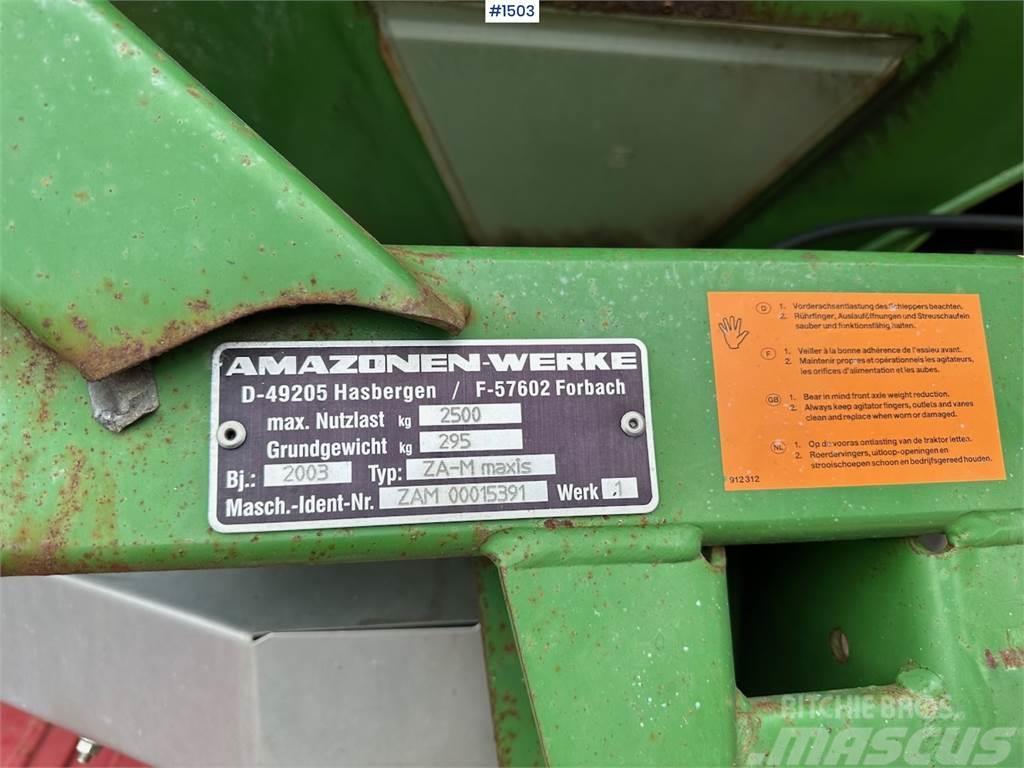 Amazone ZA-M maxiS 1500 Jiné hnojicí stroje a příslušenství