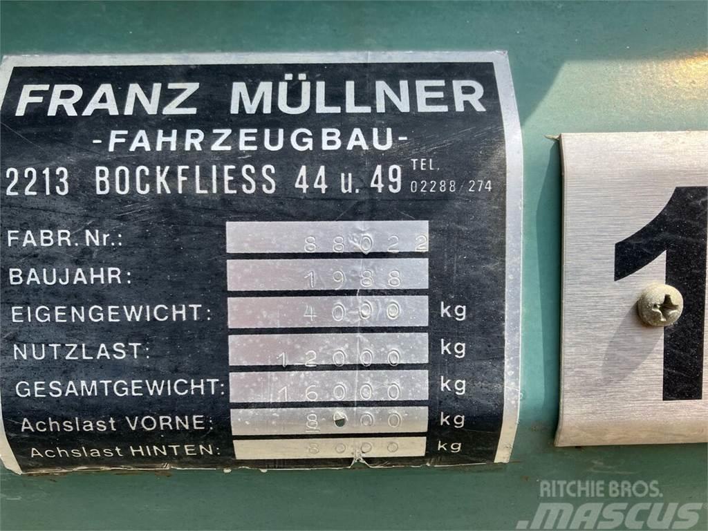  Müllner 12to Sklápěcí přívěs