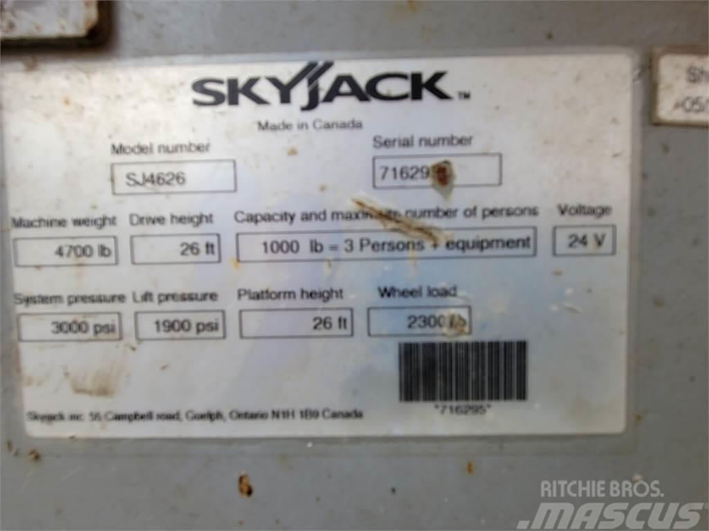 SkyJack SJ4626 Ostatní