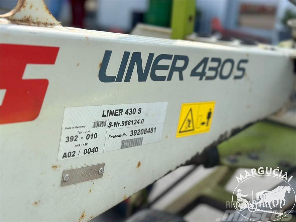 CLAAS Liner 430S, 4,2 m. Obraceče a shrabovače sena
