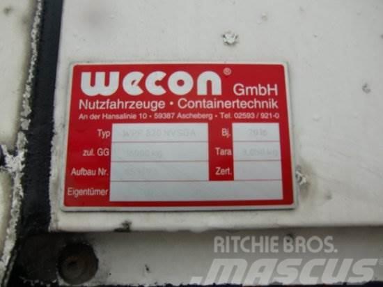 WECON WECHSELBRüCKE JUMBO PLANE, HUBDACH, GESAMTLäNGE: Kontejnerové přívěsy