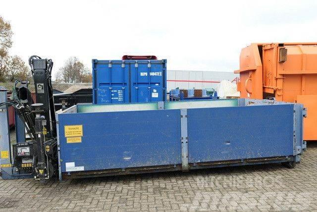  Abrollcontainer, Kran Hiab 099 BS-2 Duo Hákový nosič kontejnerů