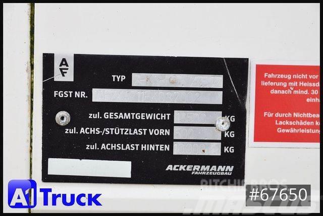 Ackermann 1 Achs Koffer+ Schiebeplane 3100mm innen Skříňové přívěsy