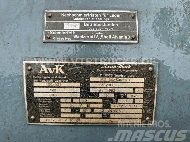 AVK DKB 80/500-4TS Stromgenerator 400V 500 kVA Ostatní komponenty