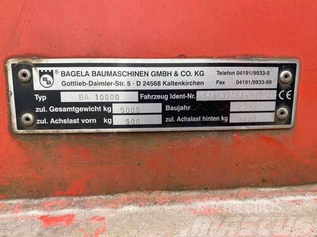 Bagela BA 10000 resin and asphalt recycler 109 Finišery