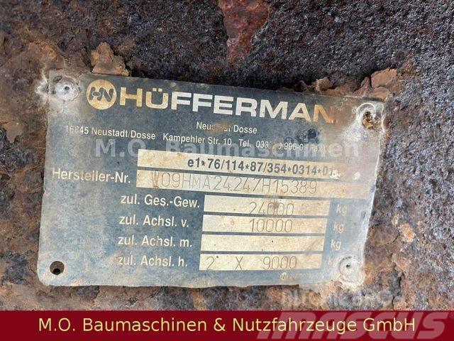 Hüffermann HMA 24.24 / Muldenanhänger / 24t Kontejnerové přívěsy