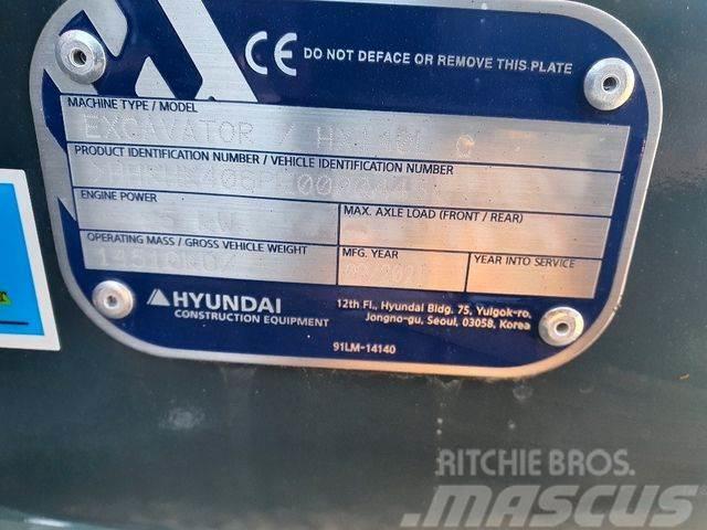 Hyundai HX140LC Pásová rýpadla