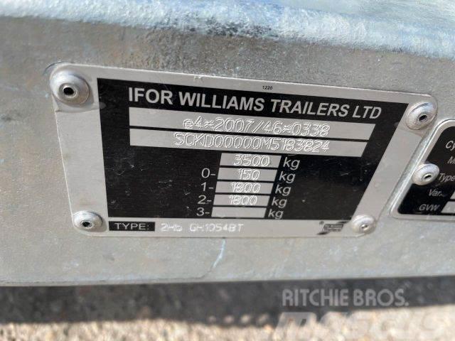 Ifor Williams 2Hb GH35, NEW NOT REGISTRED,machine transport824 Podvalníky