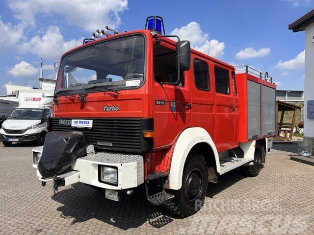 Iveco 90-16 AW 4x4 LF8 Feuerwehr Standheizung 9 Sitze Další