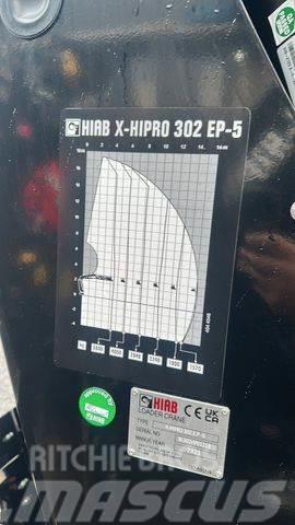  Kran HIAB X-HiPro 302 EP-5 Autojeřáby, hydraulické ruky