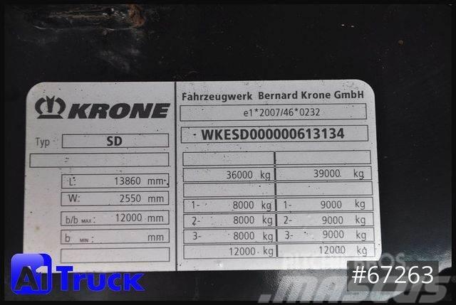 Krone SDK 27, Koffer, 1 Vorbesitzer, TÜV 08/2024 Skříňové návěsy