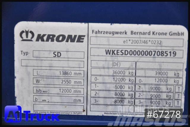 Krone SDK 27, Koffer, Doppelstock, 1 Vorebsitzer Skříňové návěsy