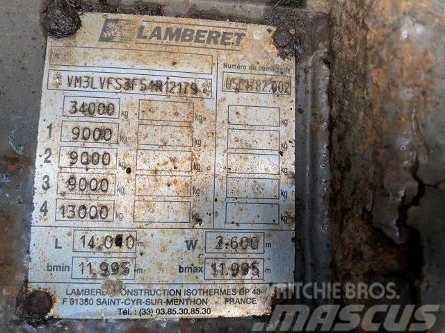 Lamberet freezer vin 179 Chladírenské návěsy