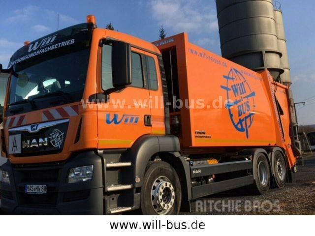MAN TGS 28.360 EURO 6 FAUN 524 (MIETE möglich) Popelářské vozy