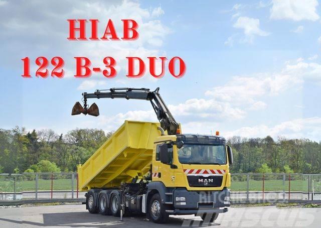 MAN TGS 35.440 * HIAB 122 B-3 DUO / 8x4 Autojeřáby, hydraulické ruky