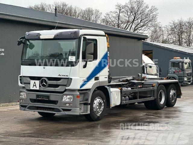 Mercedes-Benz Actros 2541 6x2 Euro5 HIAB-Abrollkipper Hákový nosič kontejnerů
