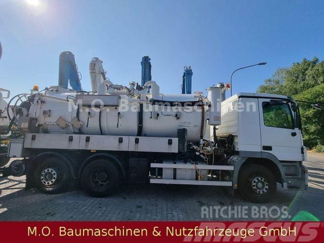 Mercedes-Benz Actros 2541 / Saug- &amp; Spühlwagen / 11.000 L /A Kombinované/Čerpací cisterny
