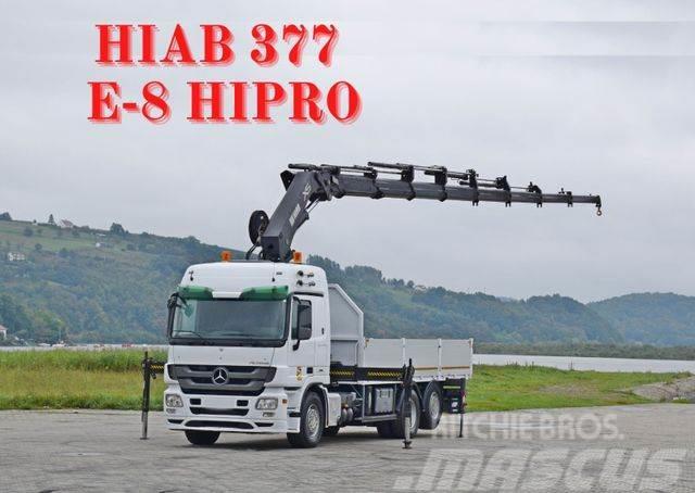 Mercedes-Benz ACTROS 2544 * HIAB 377 E - 8 HIPRO + FUNK* TOP Autojeřáby, hydraulické ruky