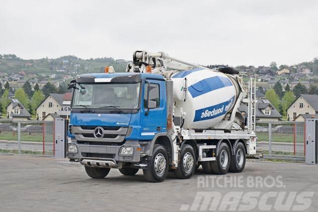 Mercedes-Benz ACTROS 3244* Betonpumpe 24 m* 8x4 * Top Zustand Domíchávače betonu