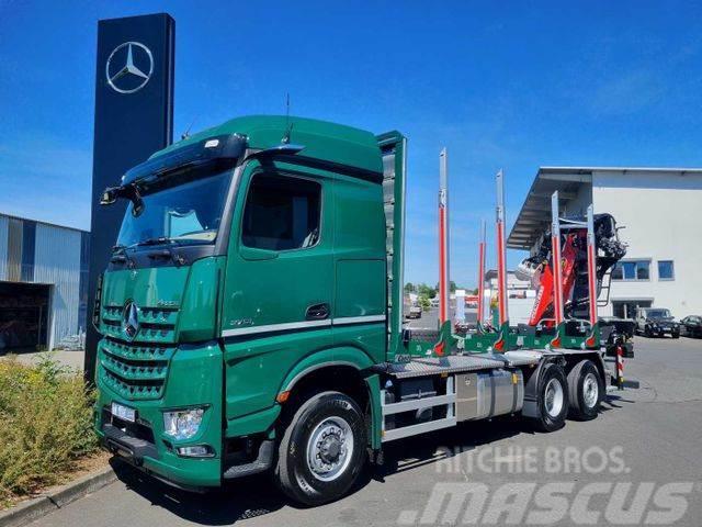Mercedes-Benz Arocs 2751 L 6x2 (6x4) HAD + Kran: Epsilon M12Z Vozy na přepravu kmenů