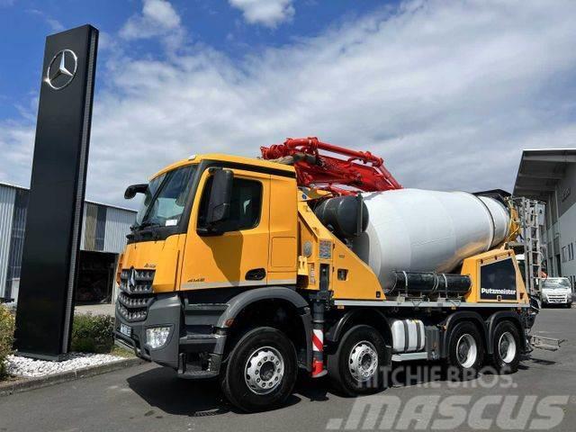 Mercedes-Benz Arocs 4145 B PUMI Putzmeister 28-4 77S 7m³/28m Domíchávače betonu