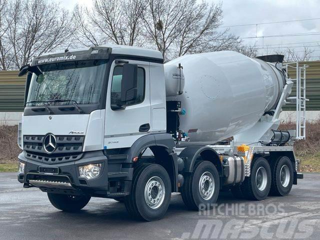 Mercedes-Benz Arocs 5 3743 8X4 / Euro6e EuromixMTP EM 10 L Domíchávače betonu