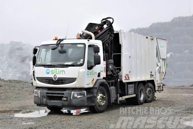 Renault Premium 320DXI*Müllwagen + HIAB 166E-3HIDUO/FUNK Autojeřáby, hydraulické ruky