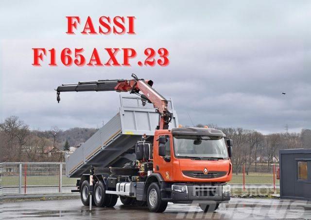 Renault Premium 370 *FASSI F165AXP.23 + FUNK/ 6x4 * TOP Autojeřáby, hydraulické ruky